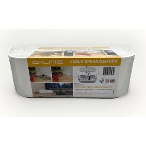 D-LINE CABLE ORGANIZER BOX White - 12 3/4" (L) X 5" (W) X 4 1/2" (H) {31}